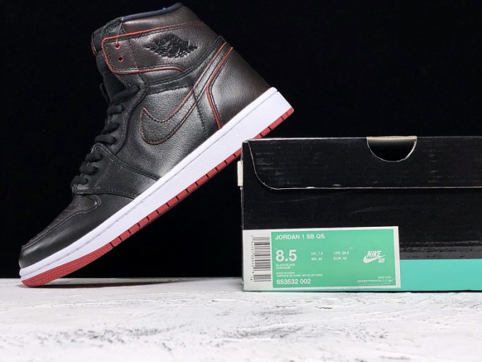Air Jordan I 1 SB QS Black Lance Mountain 653532-002